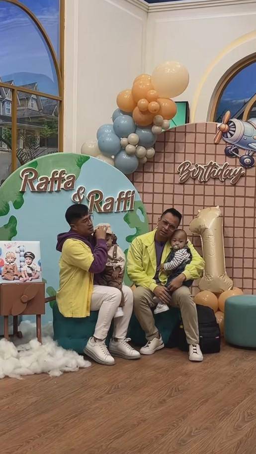 Ulang Tahun Raffi-Raffa, Anak Kembar Mpok Alpa (instagram.com/fyp_trans7)
