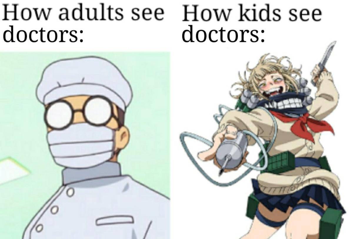 meme anime tentang dokter 