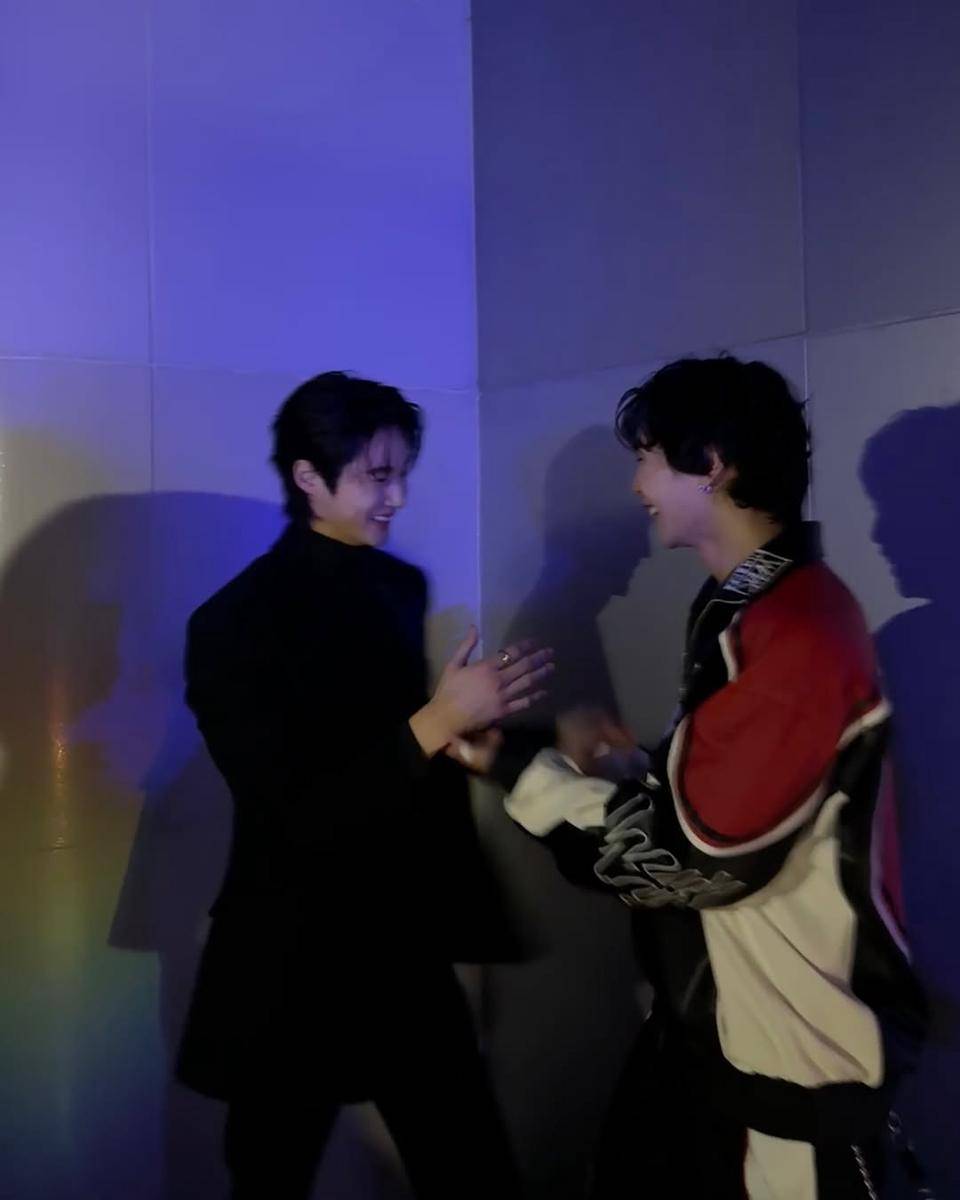 potret Johnny NCT dan Byeon Woo Seok