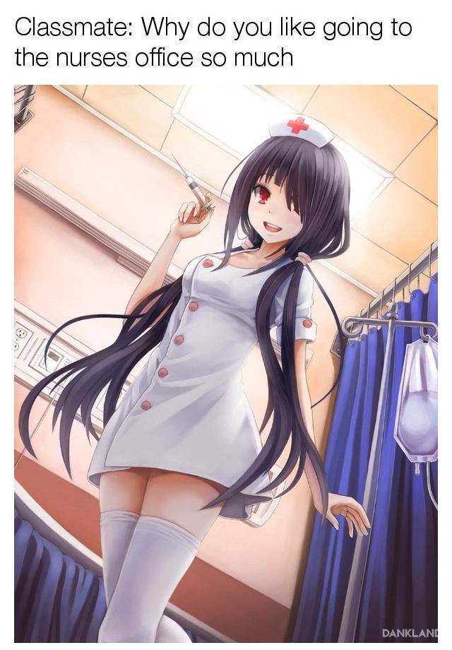 meme anime tentang suster