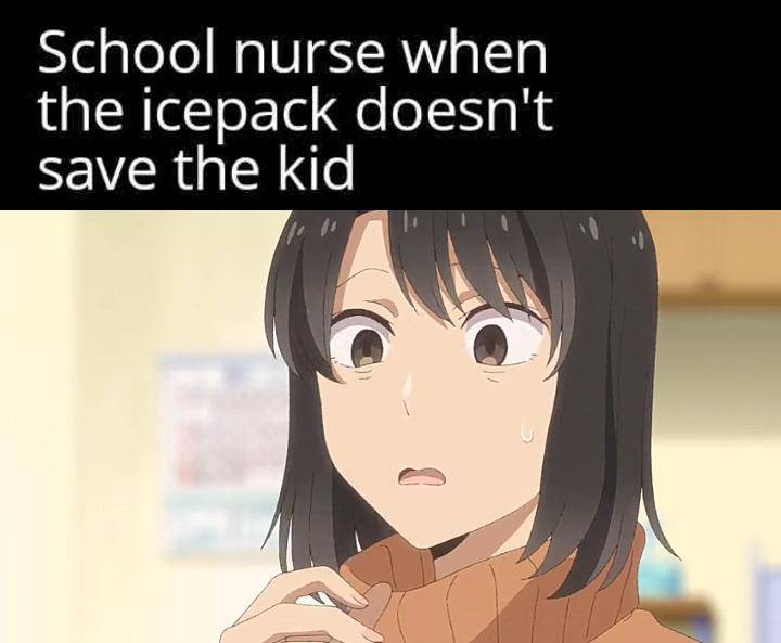meme anime tentang suster