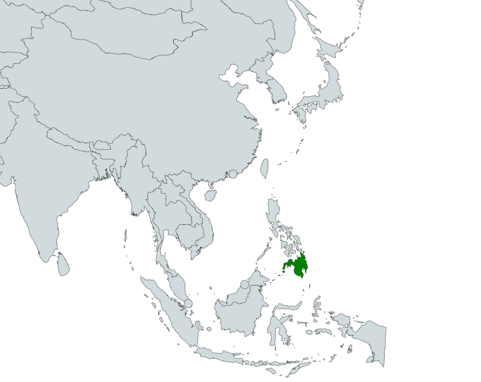 ilustrasi peta persebaran raja udang perak (commons.wikimedia.org/Robloxitsfree)