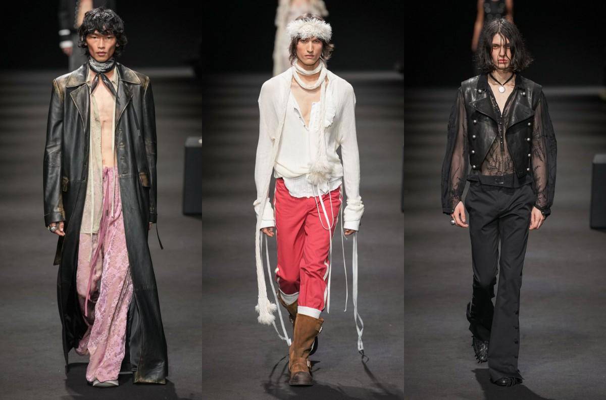 Koleksi Ann Demeulemeester S/S '26 di Paris Fashion Week (dok. Ann Demeulemeester)