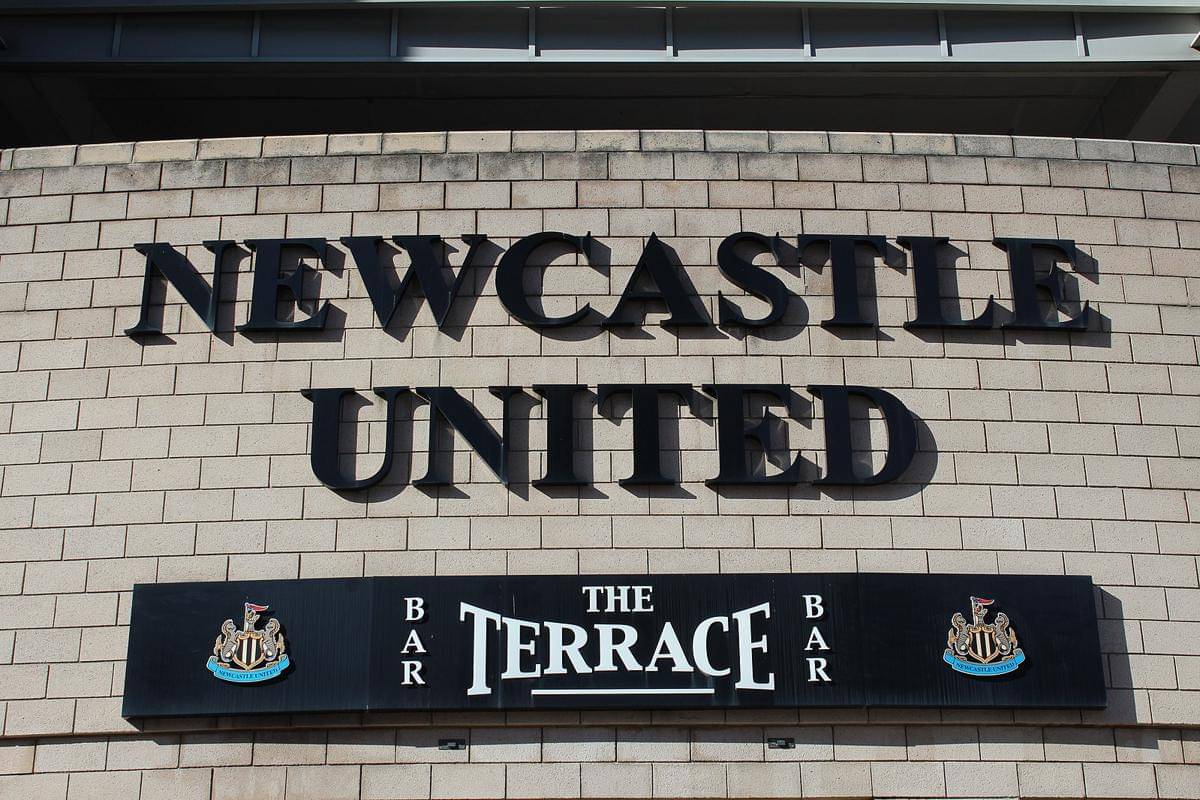ilustrasi logo Newcastle United di tribu St. James Park (commons.wikimedia.org/Chabe01)