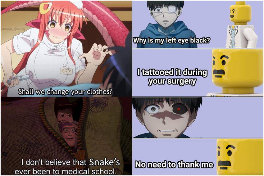 meme anime tentang dokter 