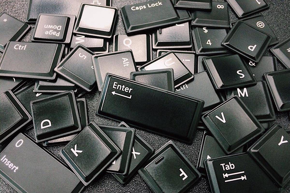 potret tombol keyboard 