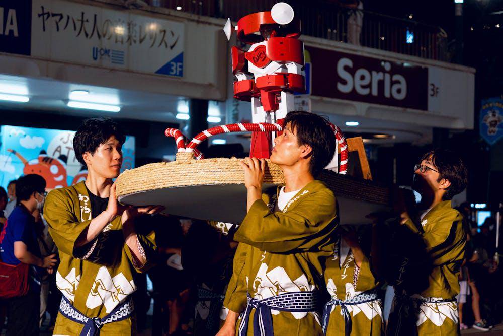 ilustrasi festival matsuri jepang