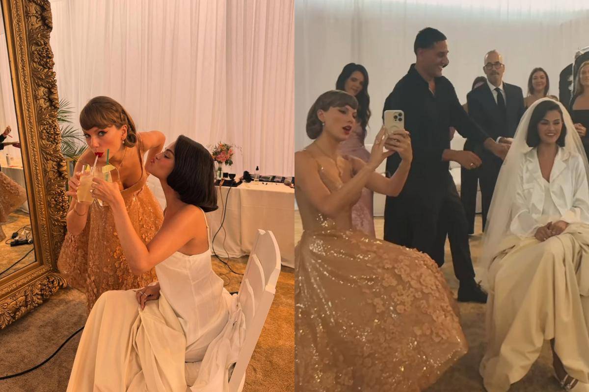 Taylor Swift di pernikahan Selena Gomez
