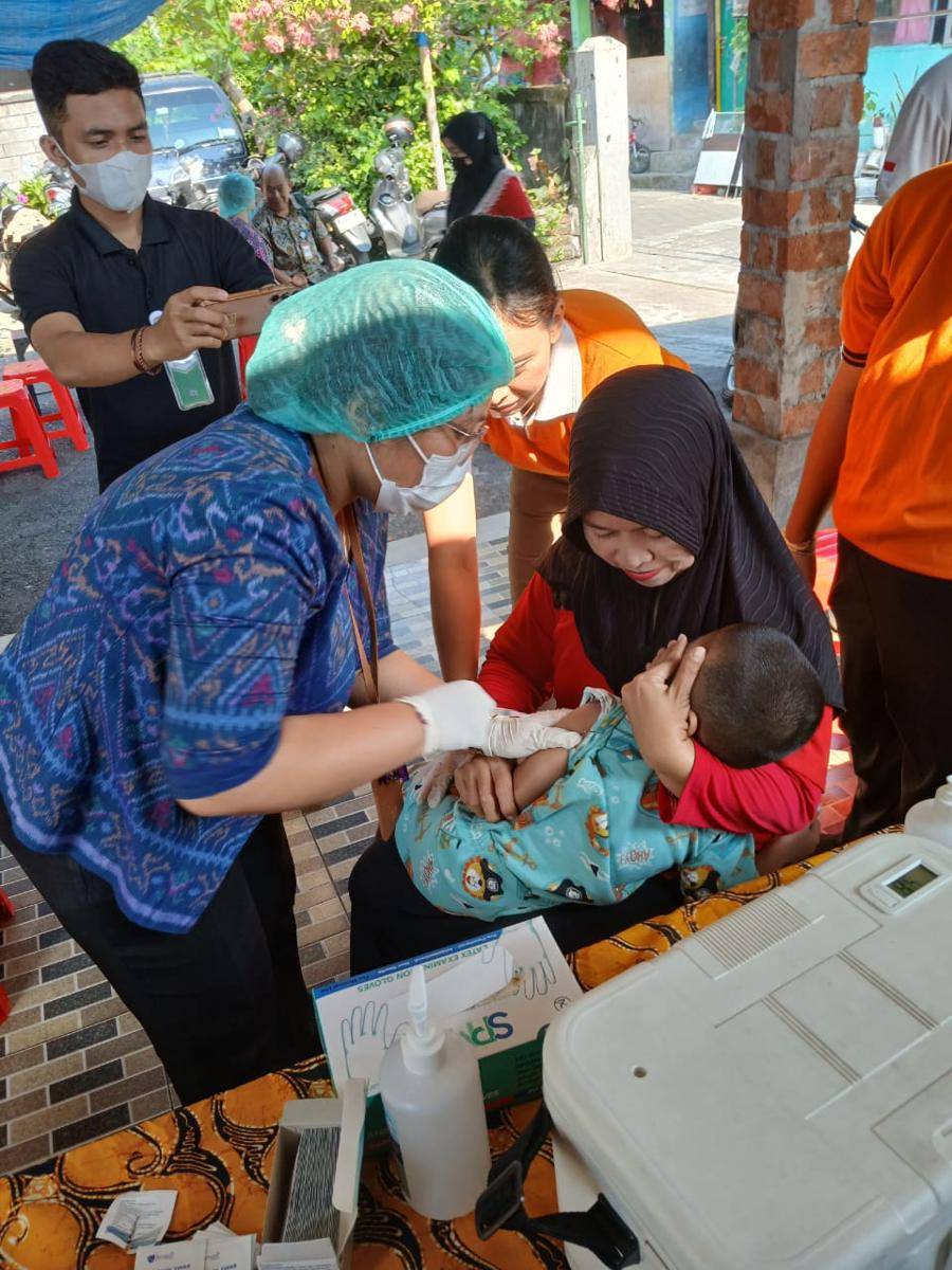 Imunisasi Campak di Denpasar 