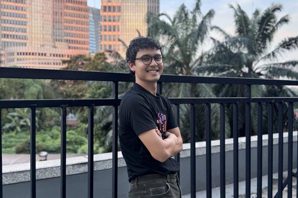 Jourdy Pranata pada Selasa (7/10/2025) (IDN Times/Elizabeth Chiquita)