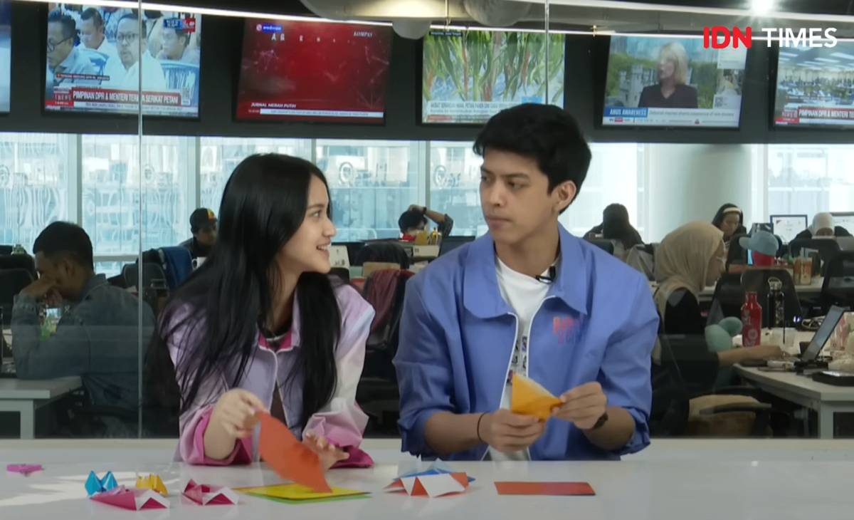 El Putra dan Leya Princy di program ORINTERVIEW pada Rabu (24/9/2025) (IDN Times/Elizabeth Chiquita)