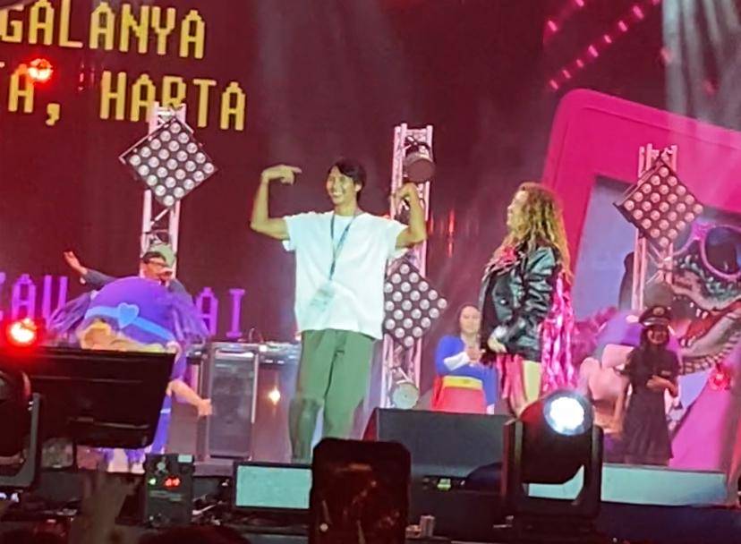 potret Pinkan Mambo di Synchronize Festival 2025 (dok. IDN Times/Rani Asnurida)