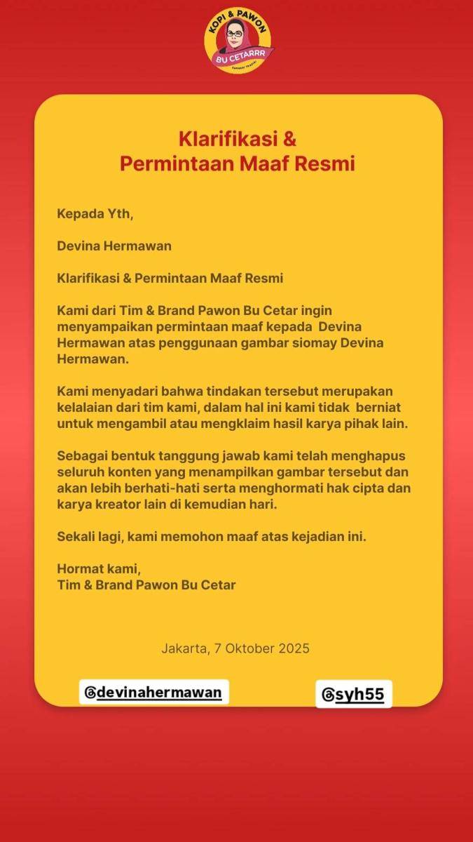 permintaan maaf Aisyahrani