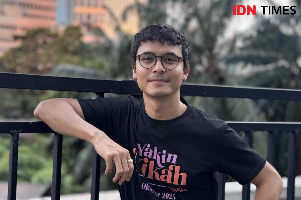 Jourdy Pranata pada Selasa (7/10/2025) (IDN Times/Elizabeth Chiquita)