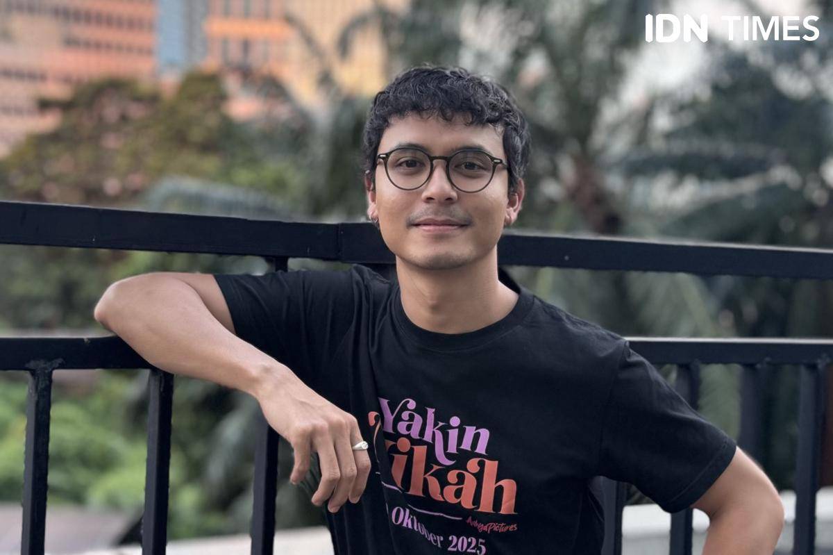 Jourdy Pranata pada Selasa (7/10/2025) (IDN Times/Elizabeth Chiquita)