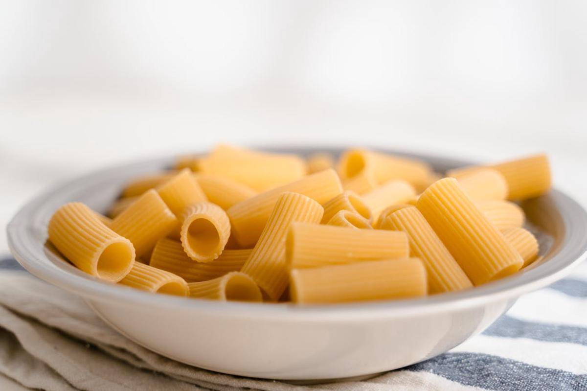 Potret pasta rigatoni