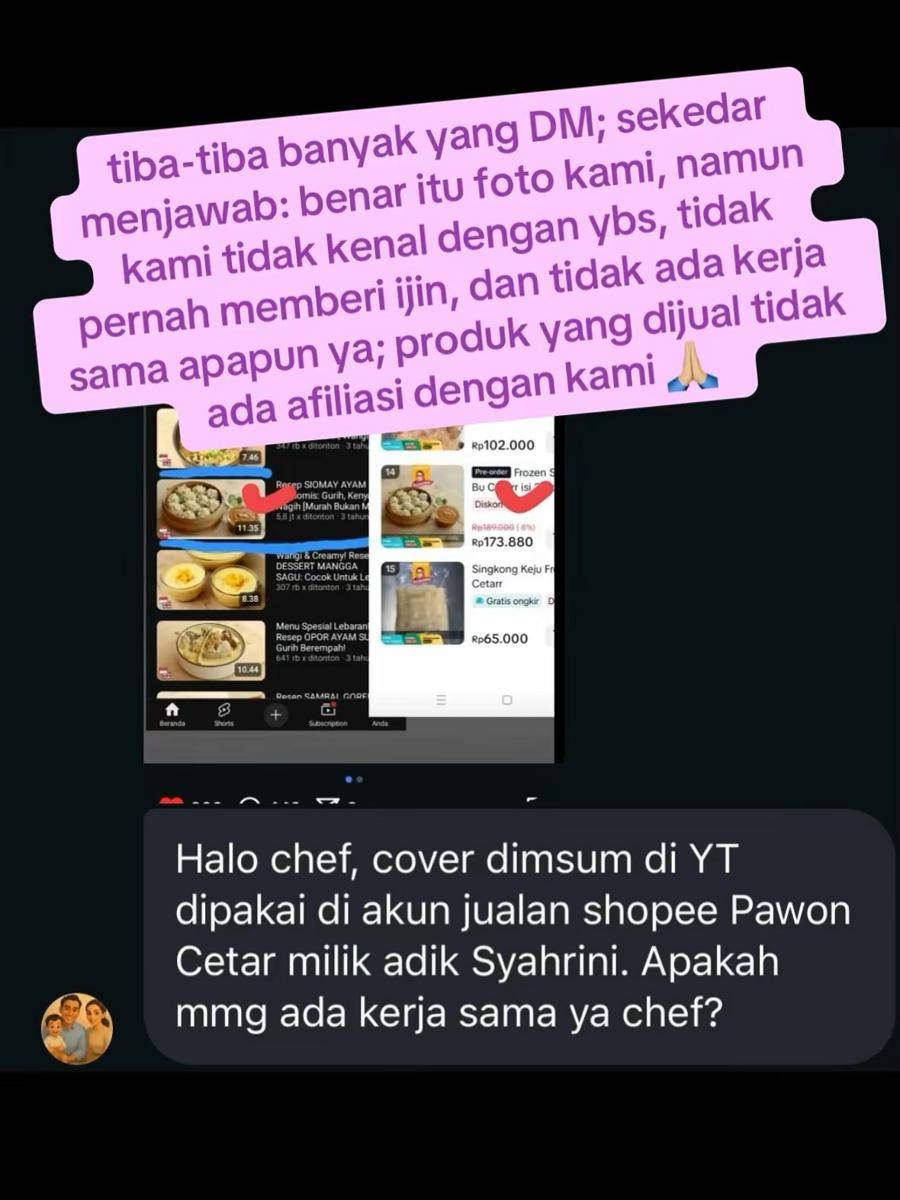 klarifikasi Chef Devina