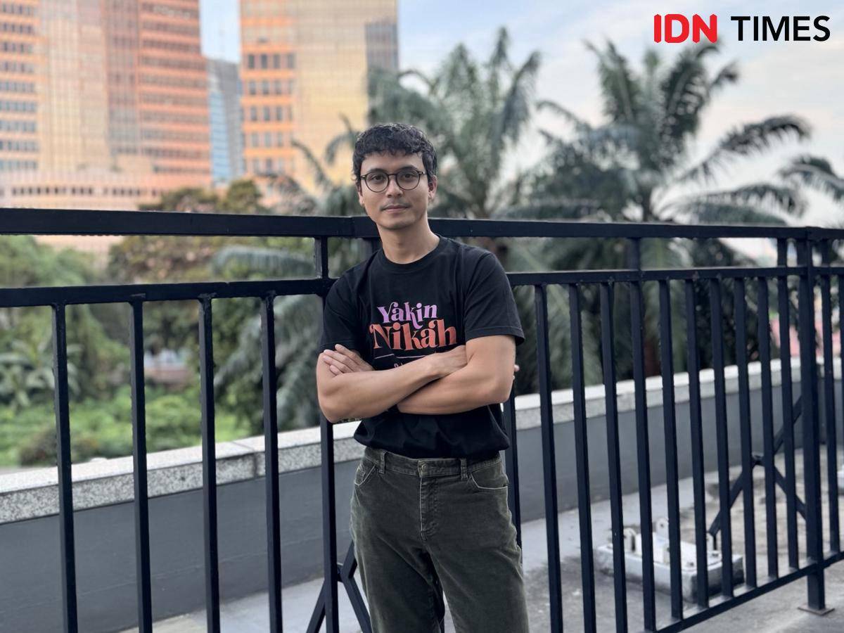 Jourdy Pranata pada Selasa (7/10/2025) (IDN Times/Elizabeth Chiquita)