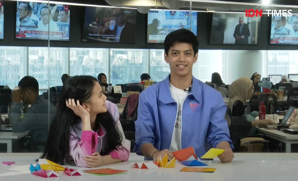 El Putra dan Leya Princy di program ORINTERVIEW pada Rabu (24/9/2025) (IDN Times/Elizabeth Chiquita)