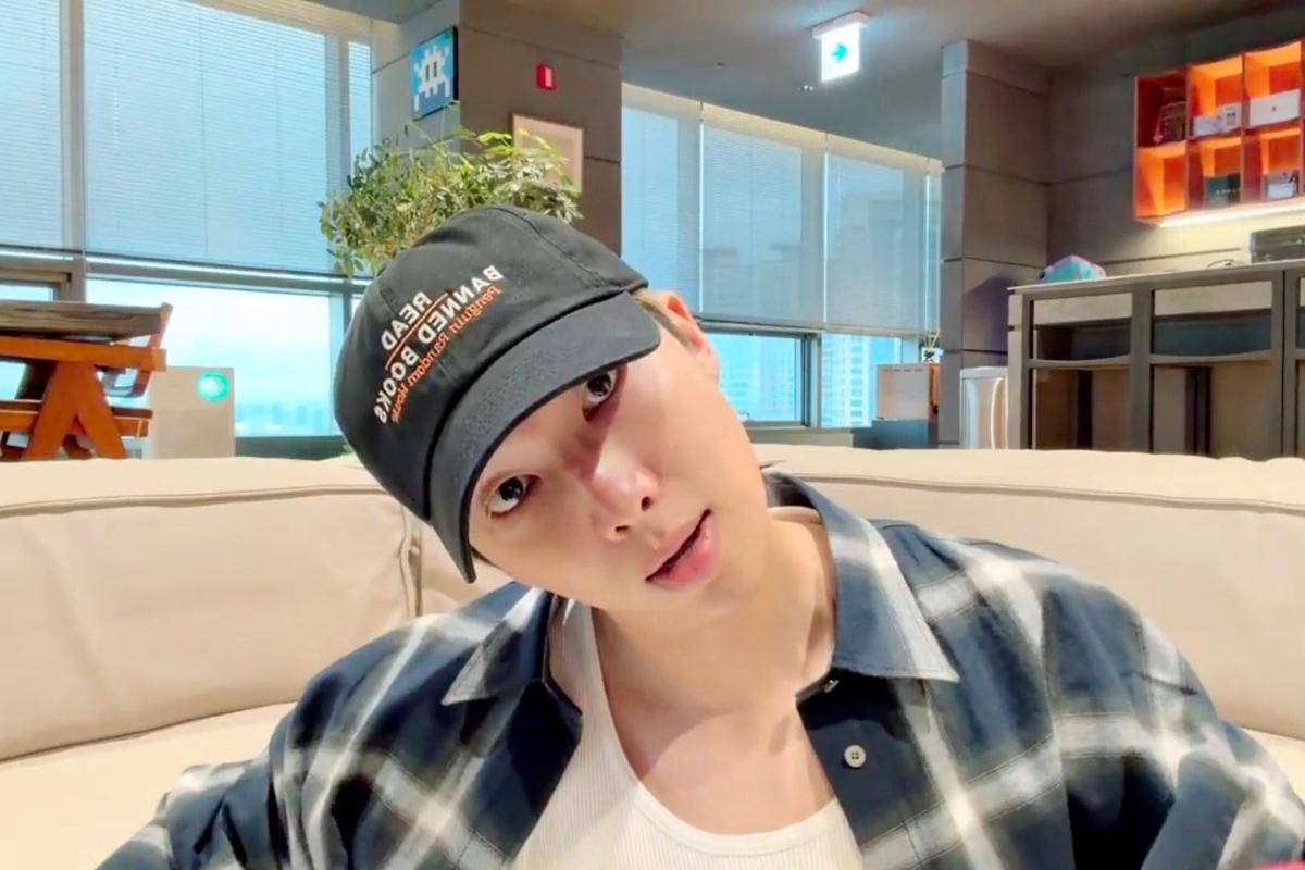 RM BTS di Weverse Live (dok. Weverse/BTS)