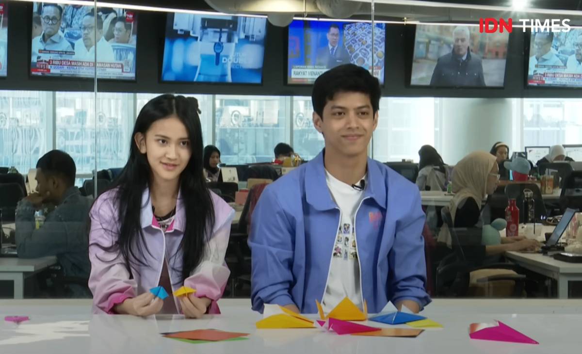 El Putra dan Leya Princy di program ORINTERVIEW pada Rabu (24/9/2025) (IDN Times/Elizabeth Chiquita)