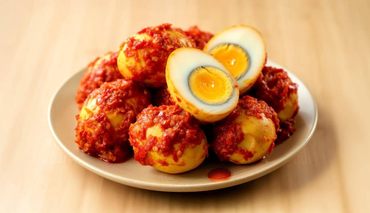 Potret salmbalado tanak telur