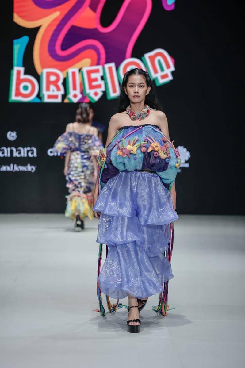 Koleksi Burgo “Ti Voglio Bene” di Plaza Indonesia Fashion Week 2025 (dok. Plaza Indonesia Fashion Week 2025)