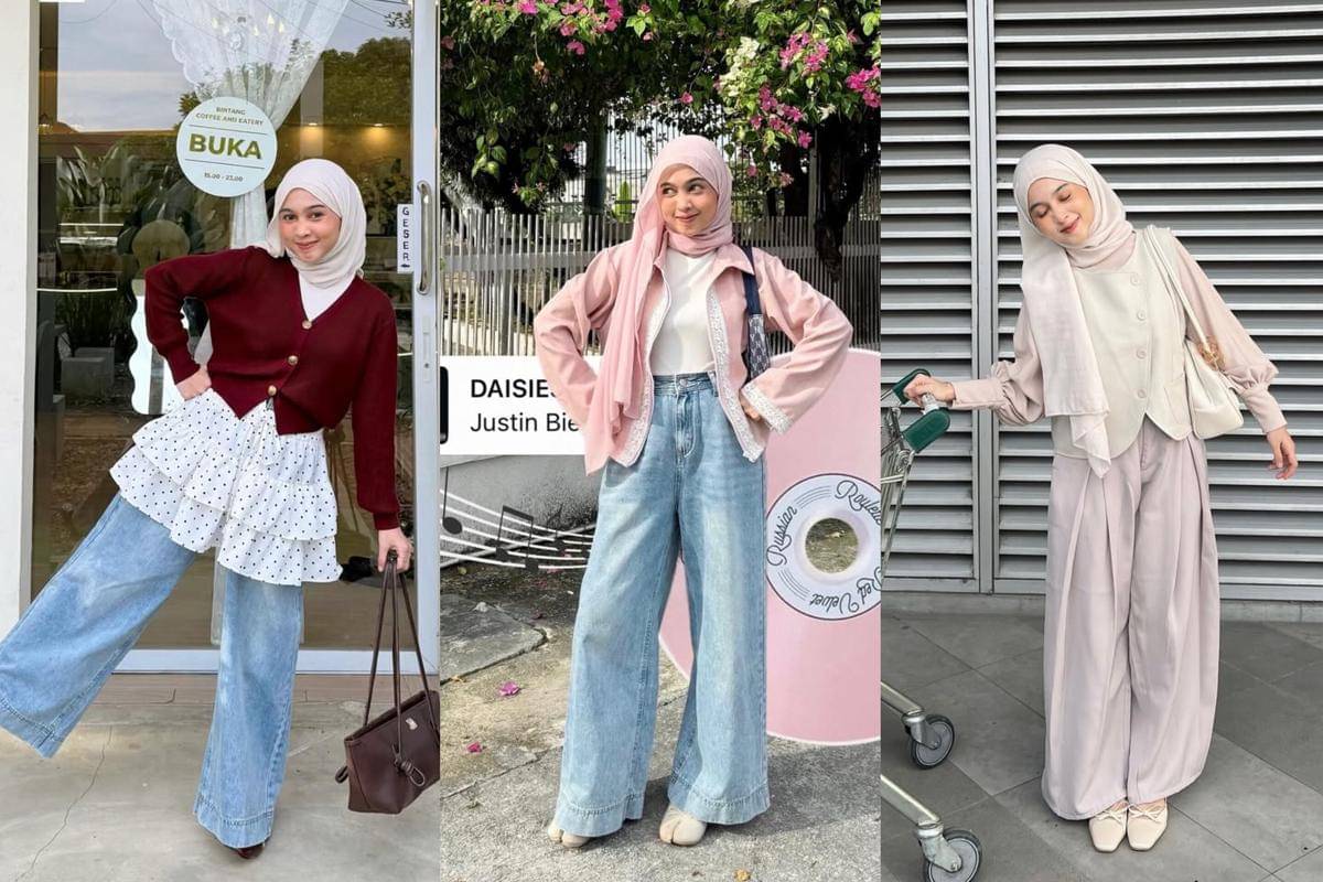 potret gaya layering ala Syindi Lucia