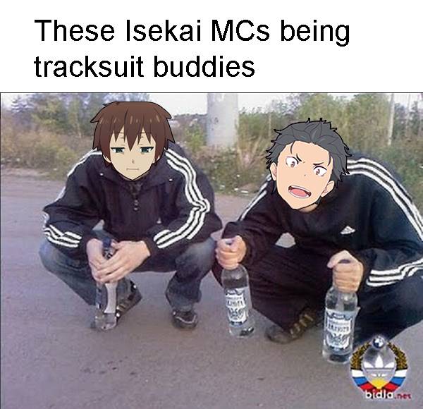 meme anime tentang baju olahraga