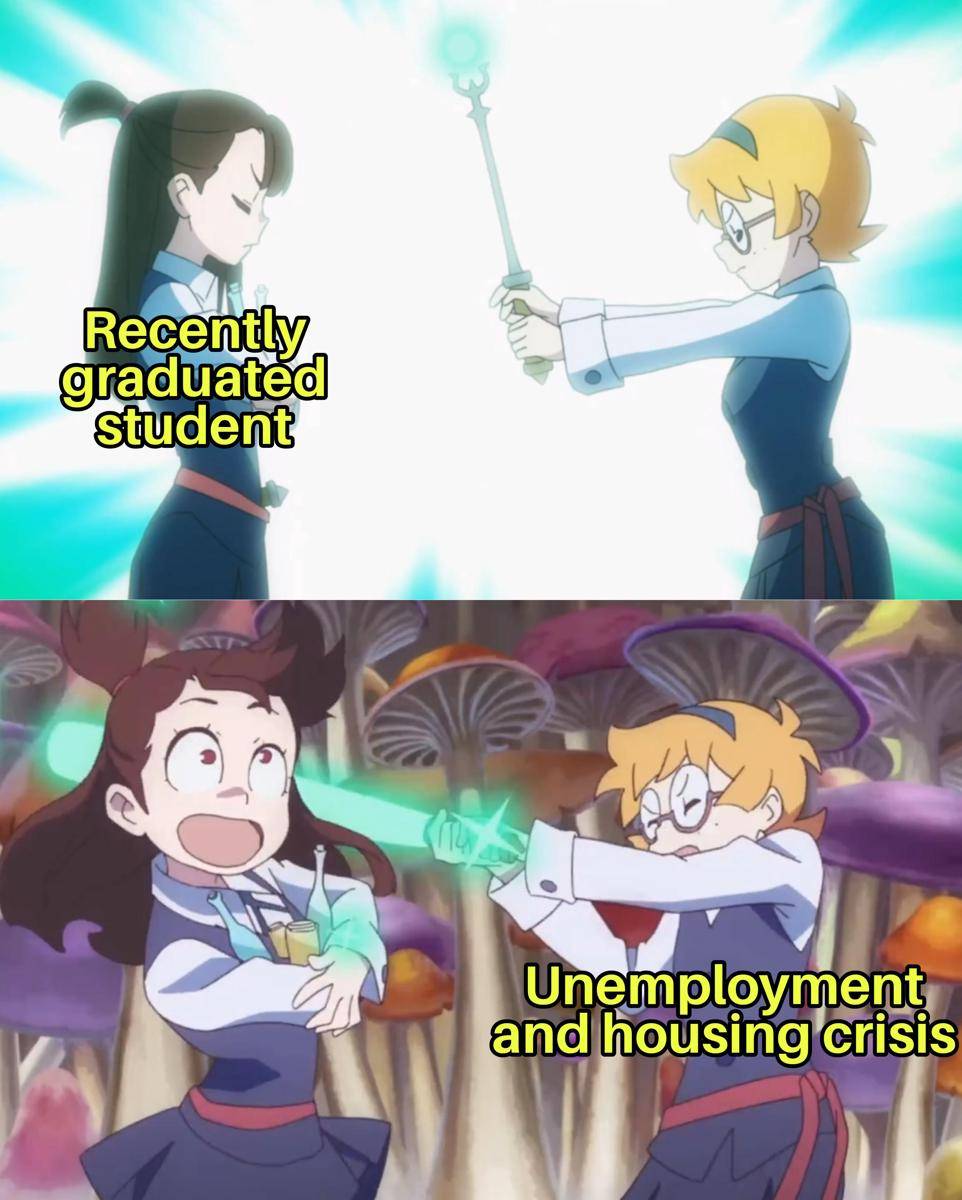 meme anime tentang pengangguran (reddit.com/user/MNicolas97)