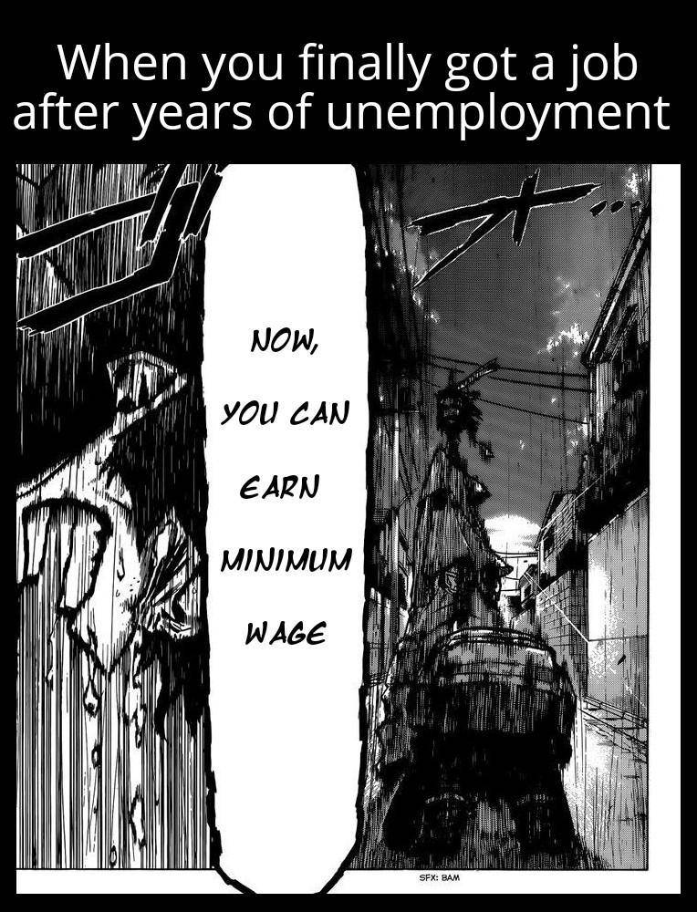 meme anime tentang pengangguran (reddit.com/user/GroovyChirpy)