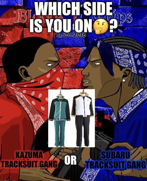 meme anime tentang baju olahraga