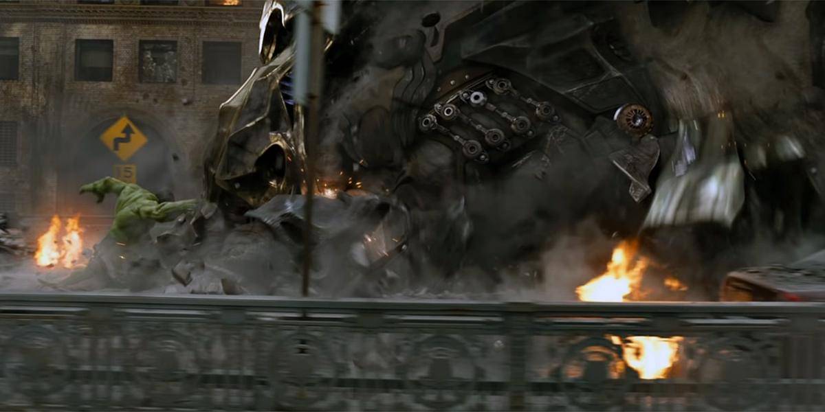 Hulk vs Chitauri