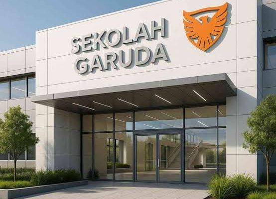 Tampak depan sekolah Garuda (ranbitv.com)