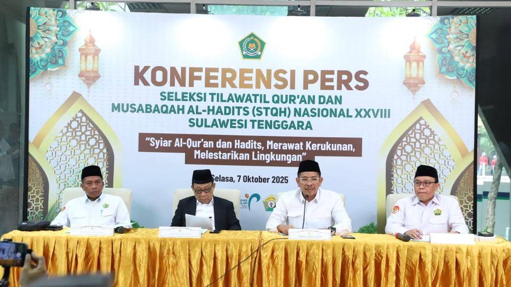 Kemenag mengagendakan STQH tingkat Nasional XXVIII di Kendari, Sulawesi Tenggara, pada 11 Oktober 2025. (dok. Kemenag)
