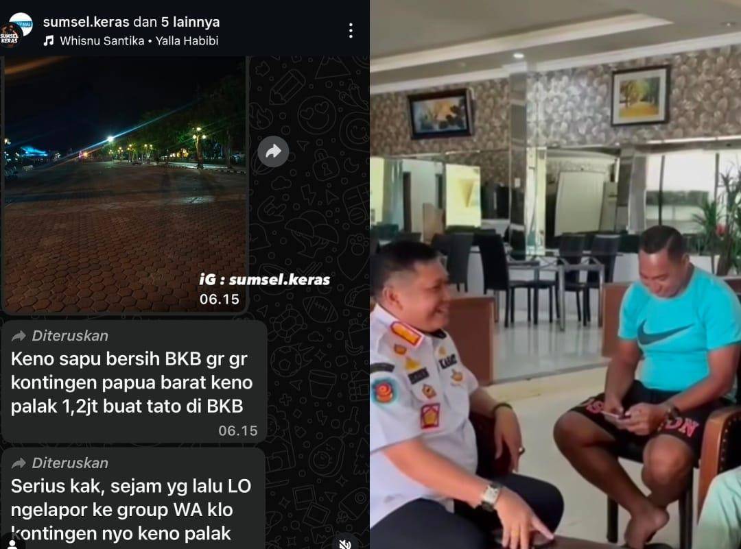 Viral pemalakkan kontingen pornas di BKB Palembang