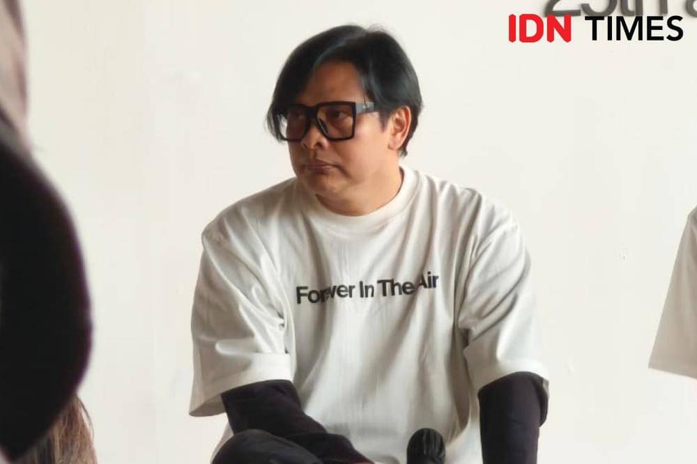Potret Armand Maulana di prescon album baru GIGI