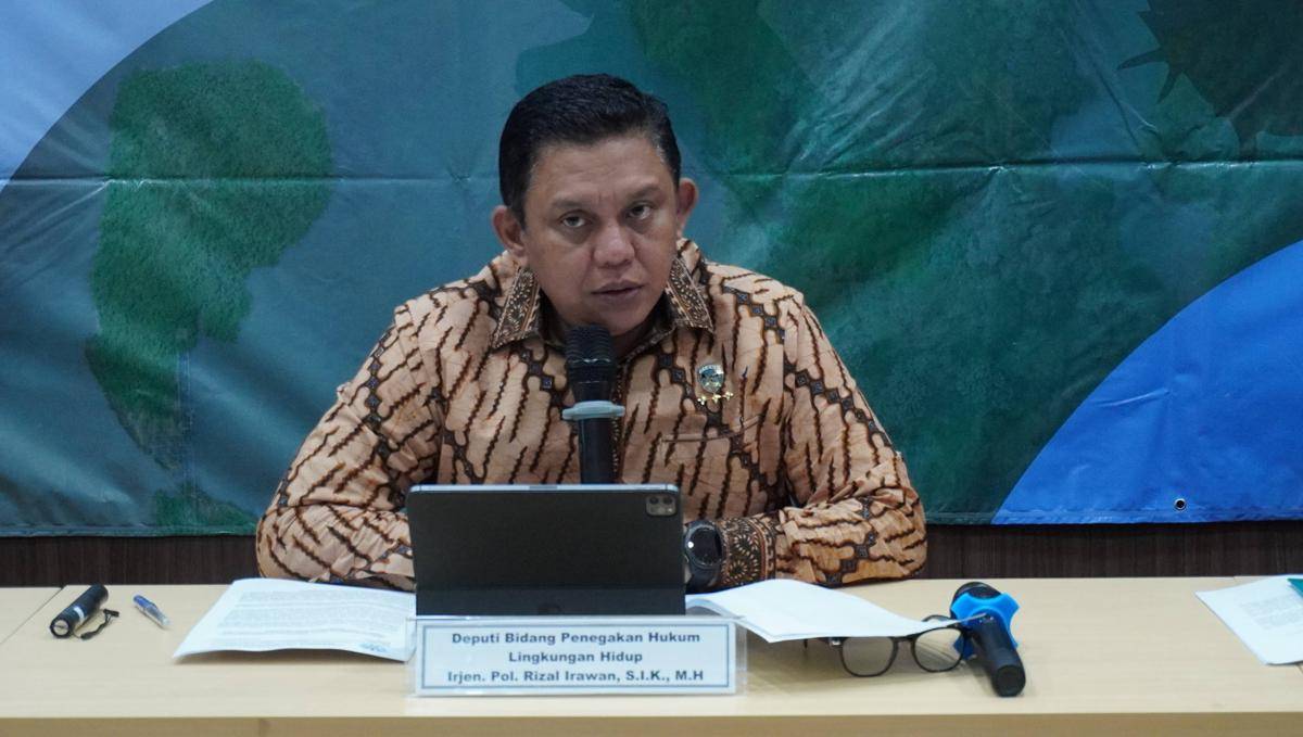 Deputi Penegakan Hukum KLH, Irjen Rizal Irawan.