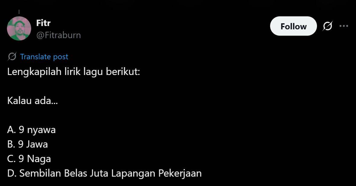 pelesetan lirik Alamak