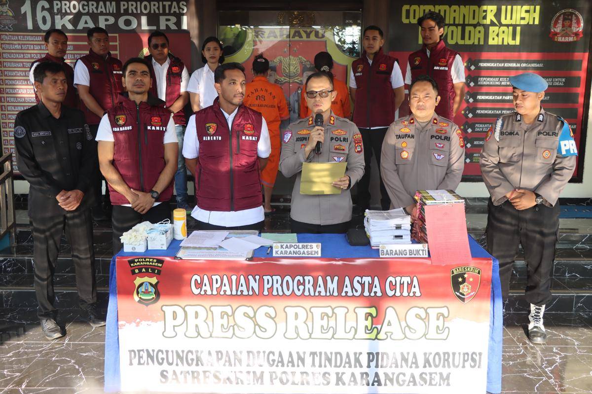 2 Pengurus LPD di Karangasem Ditangkap, Kredit Fiktif hingga Rp20 M