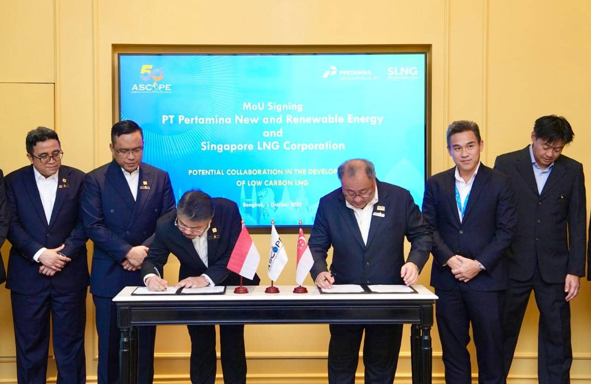 Pertamina NRE Gandeng Singapore LNG Kembangkan Bio-LNG dari Limbah Kelapa Sawit