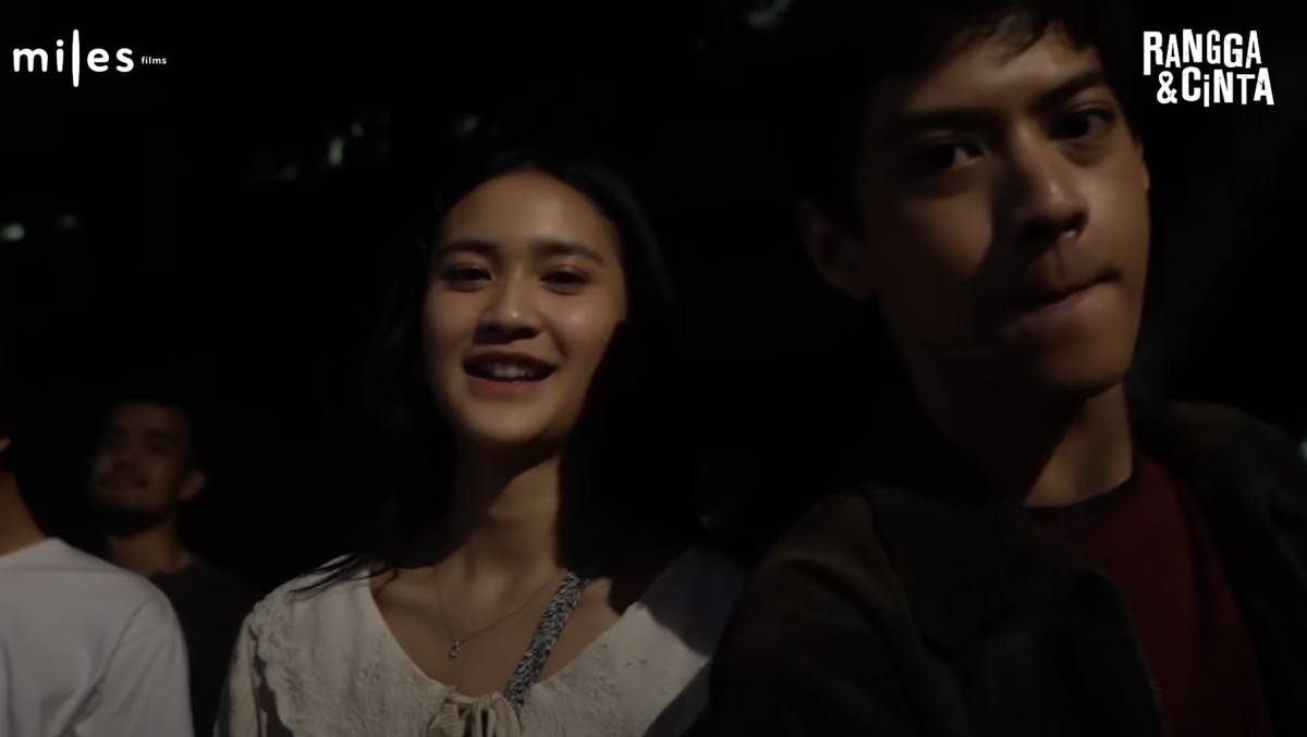 El Putra dan Leya Princy selama proses pembuatan Rangga & Cinta
