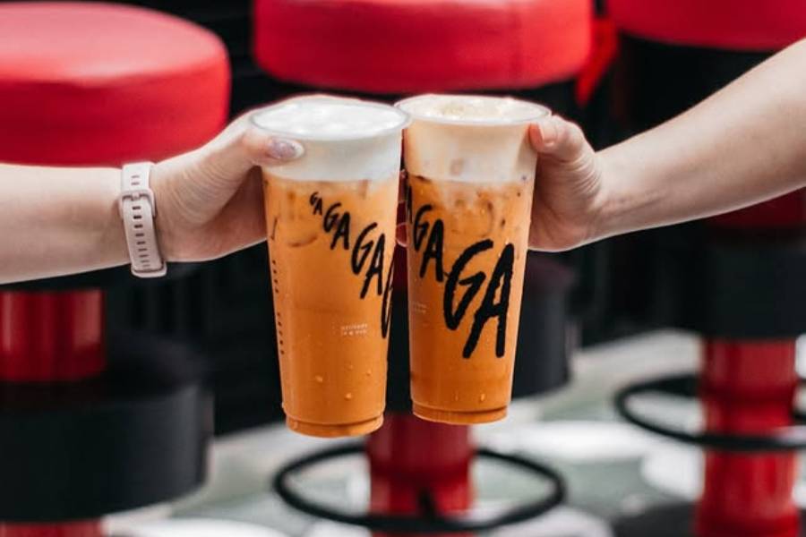Potret Full Flavored Thai Milk Tea di GAGA 