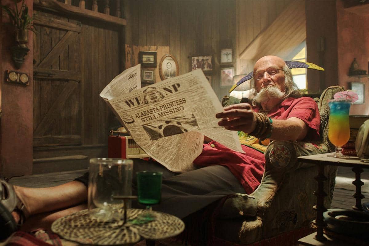 Crocus sedang membaca koran. (Dok. Netflix)