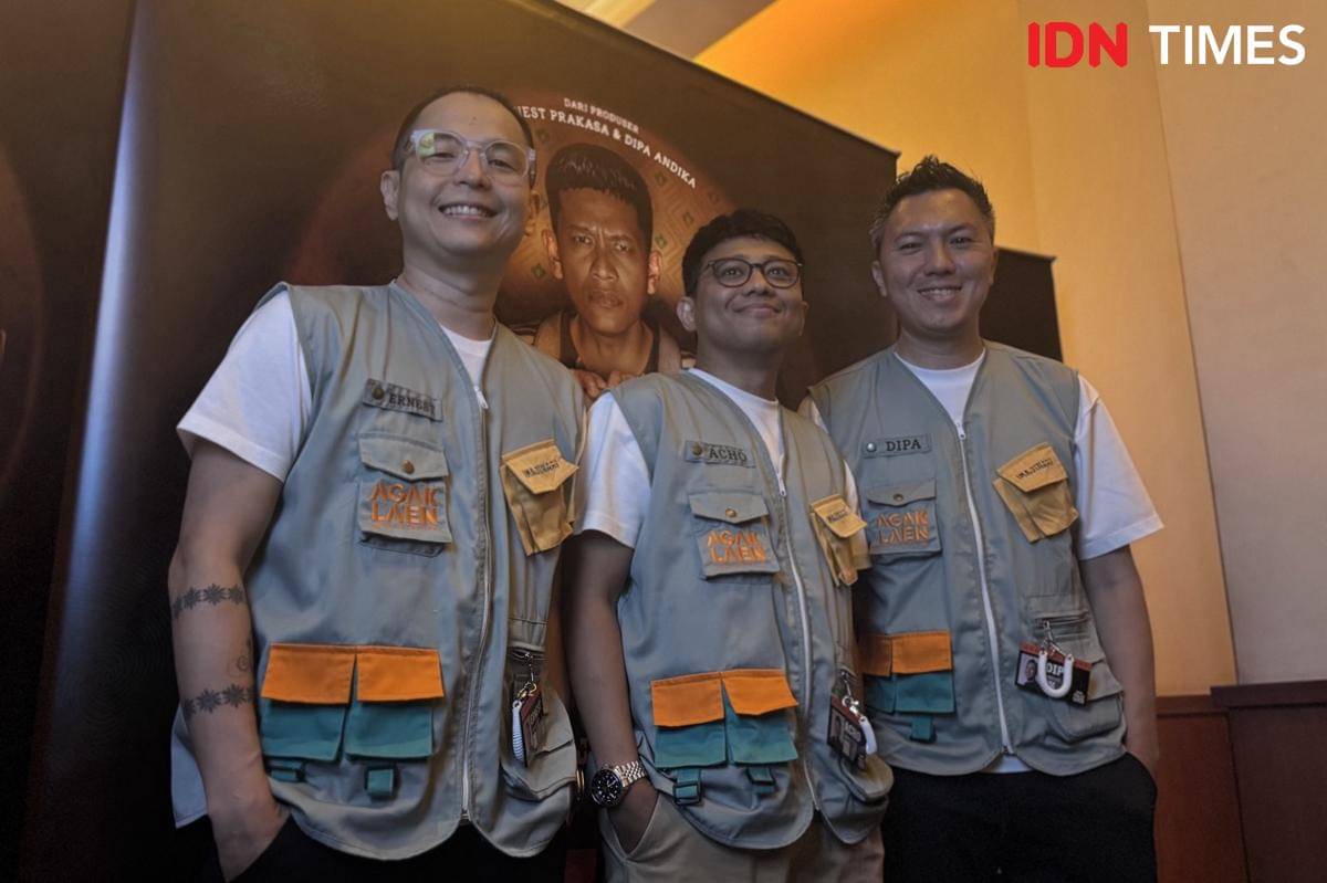 tim produksi Agak Laen: Menyala Pantiku pada Rabu (8/10/2025)