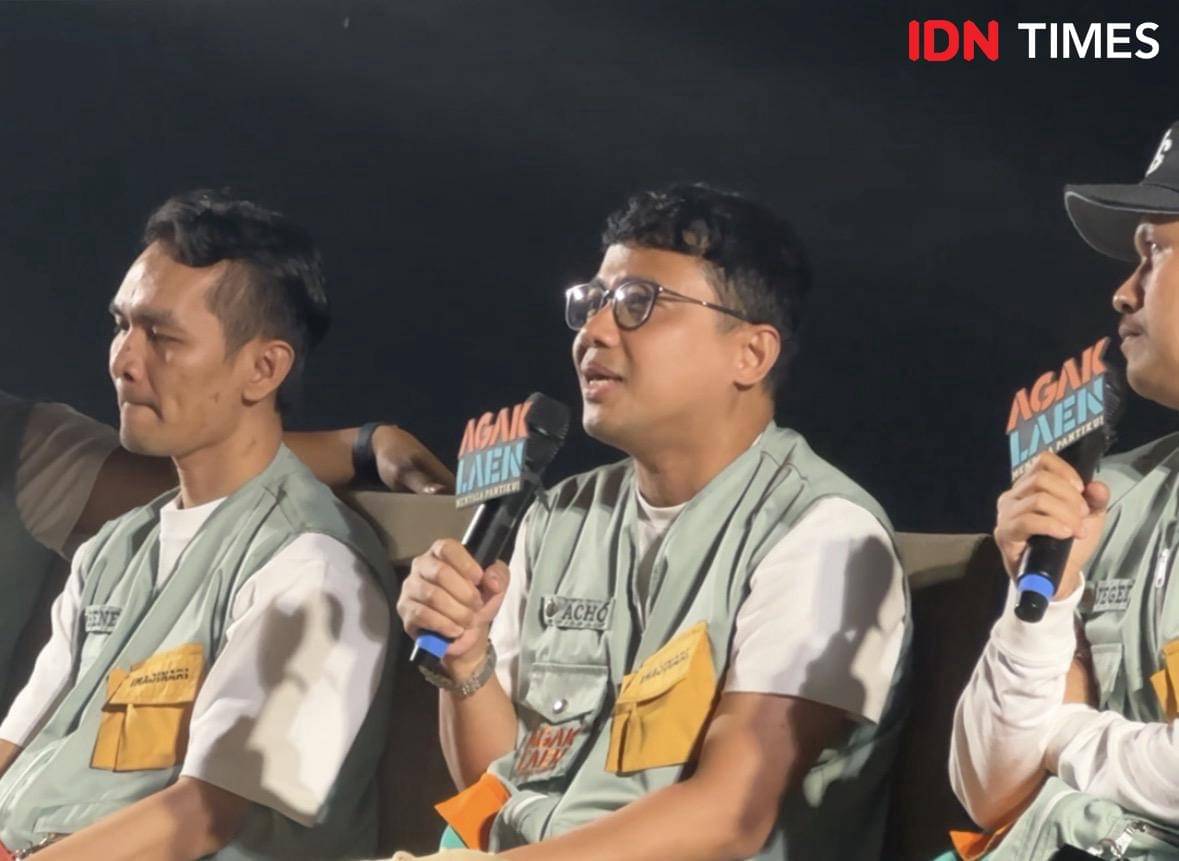 tim produksi Agak Laen: Menyala Pantiku pada Rabu (8/10/2025)
