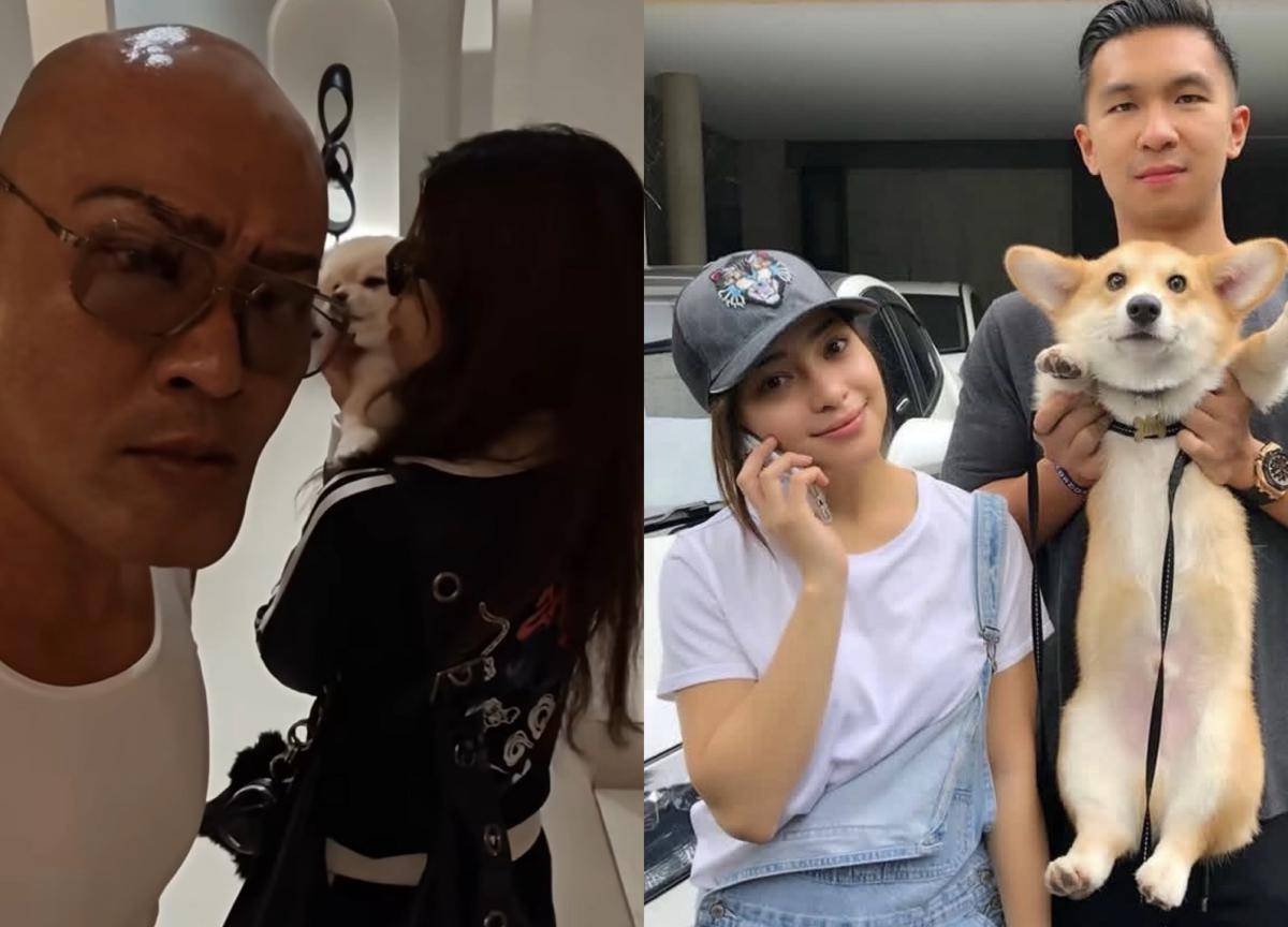 potret pasangan artis Indonesia yang pelihara anjing