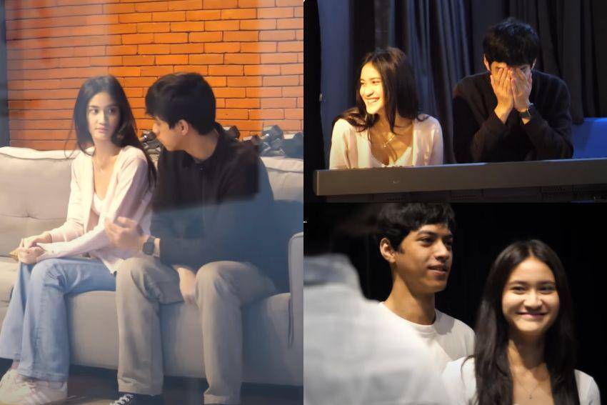 El Putra dan Leya Princy selama proses pembuatan Rangga & Cinta