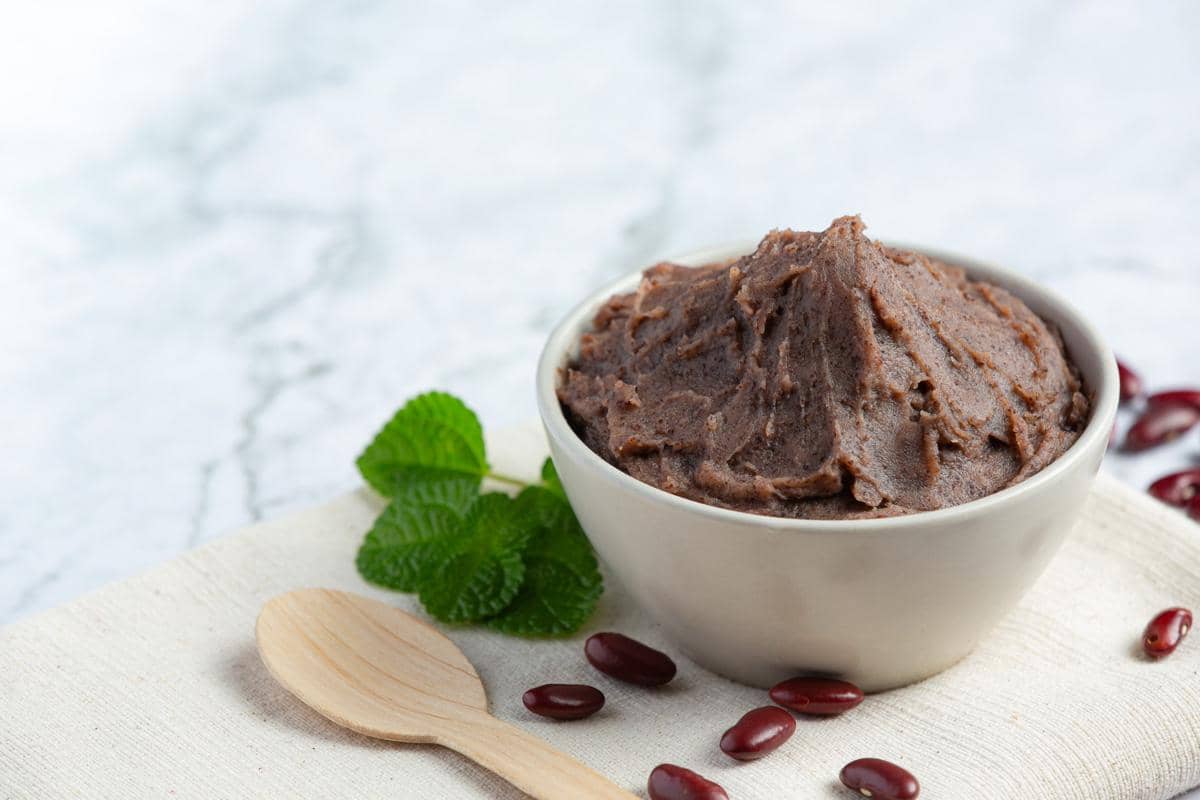 ilustrasi pasta kacang merah