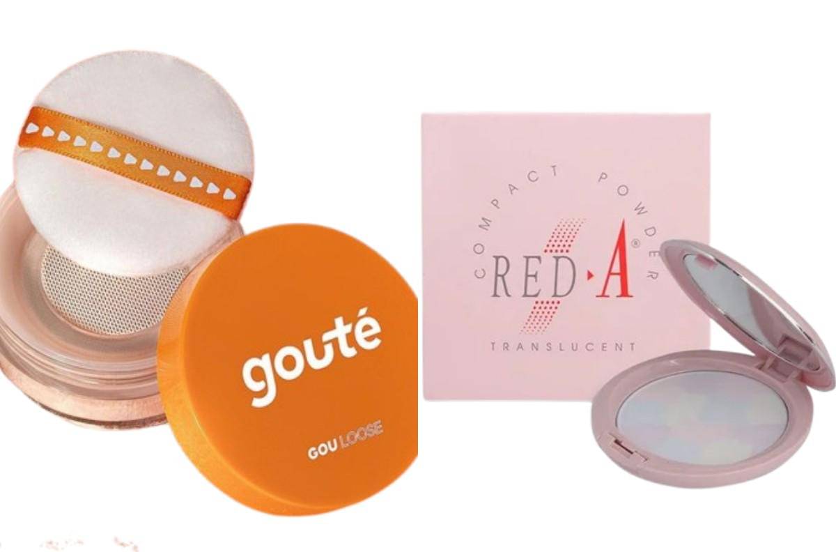 Translucent powder Goute dan Red-A (goute.co.id) | (myred-a.com)